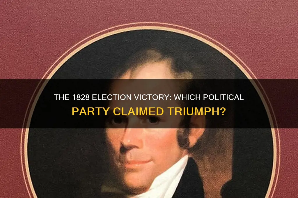 which political party won in 1828