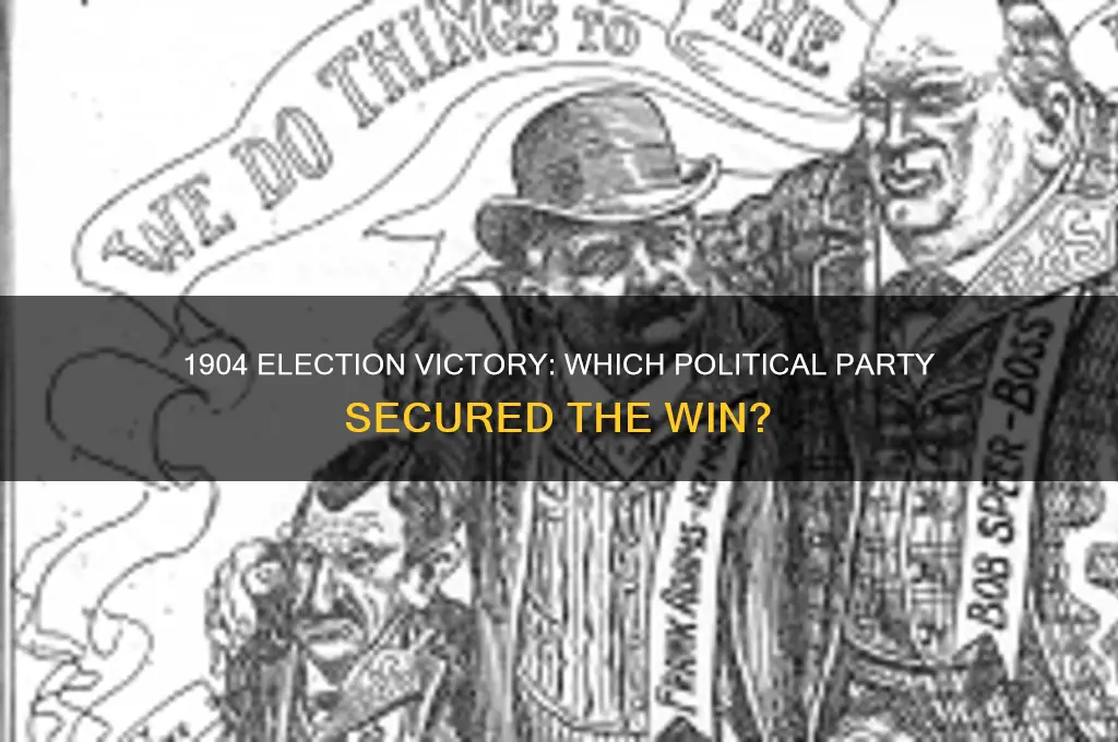which political party won the 1904 election