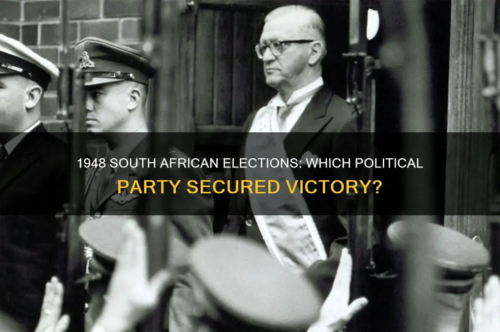 which political party won the 1948 elections in south africa