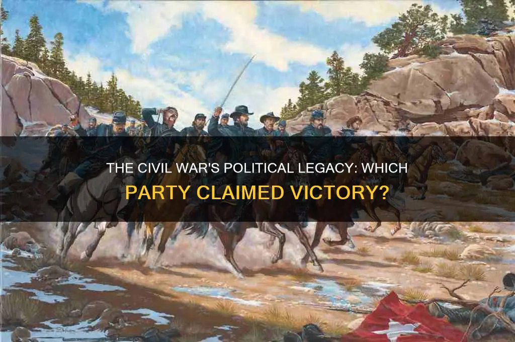 which political party won the civil war