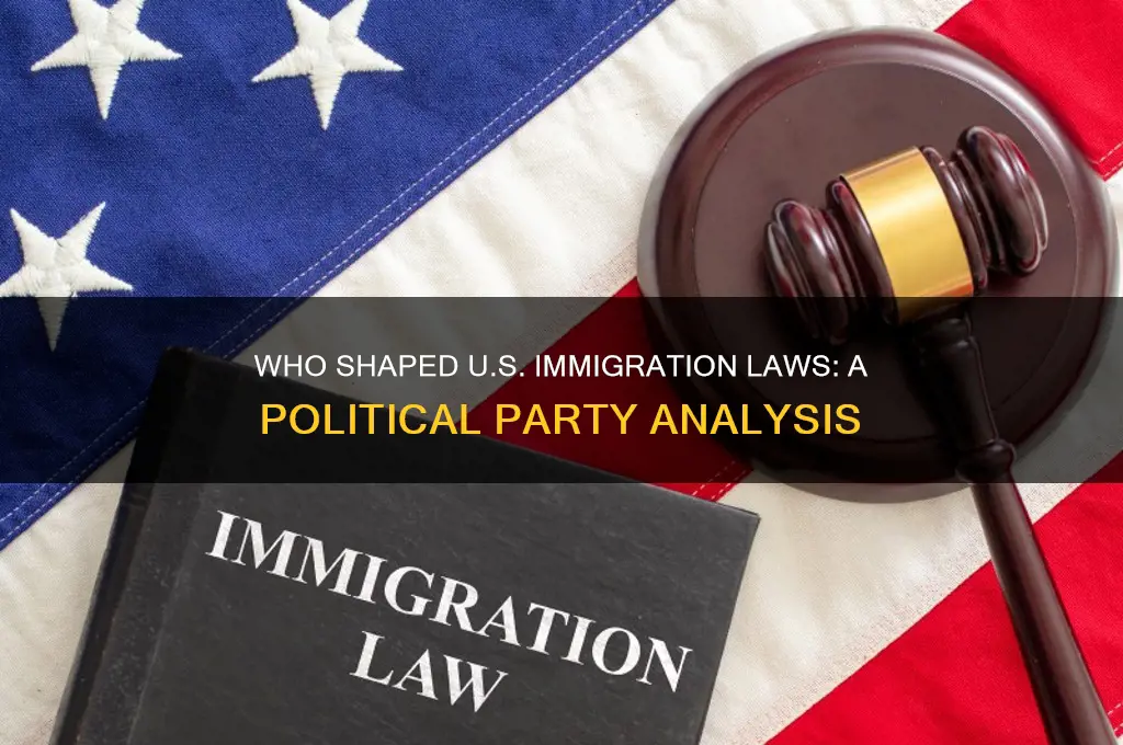 which political party wrote the present immigration laws