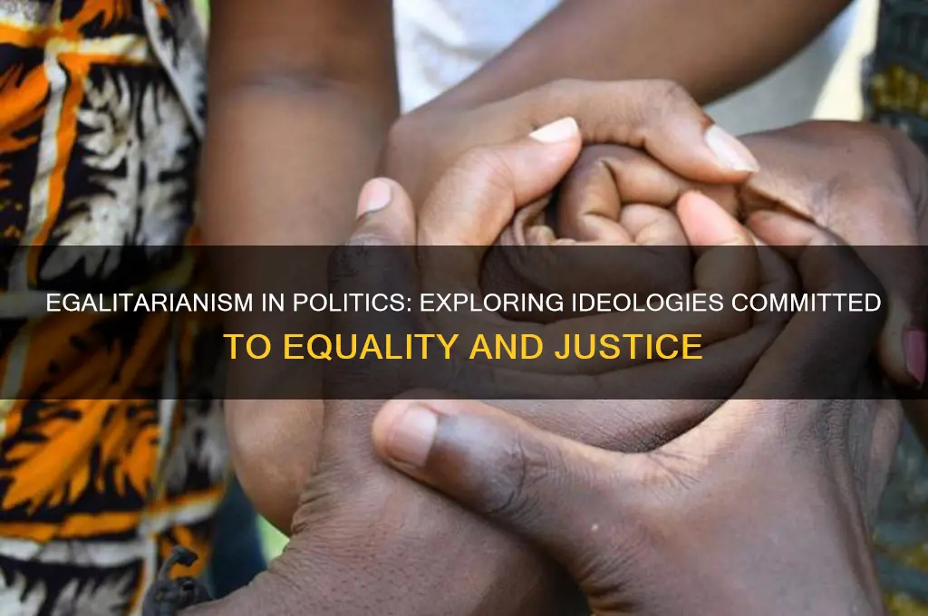 which politics believes in egalitarianism