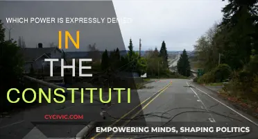 The Constitution's Denied Power: What's Off-Limits?