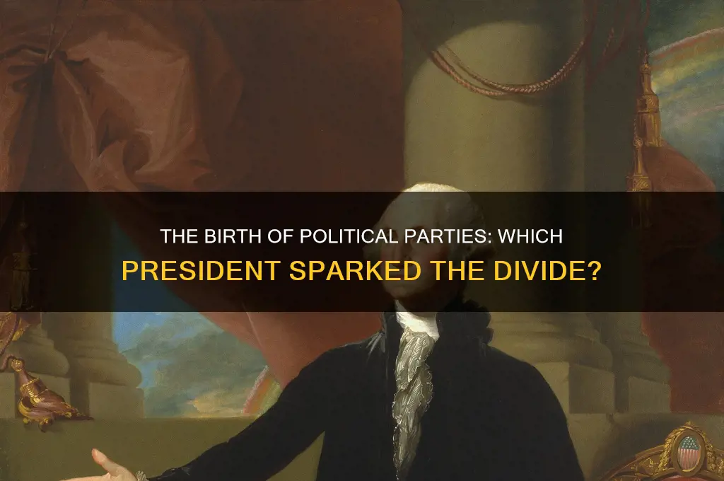 which president started political parties