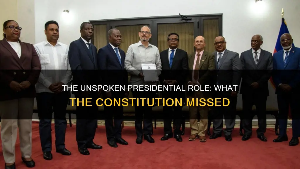 which presidential role is not identified in the constitution