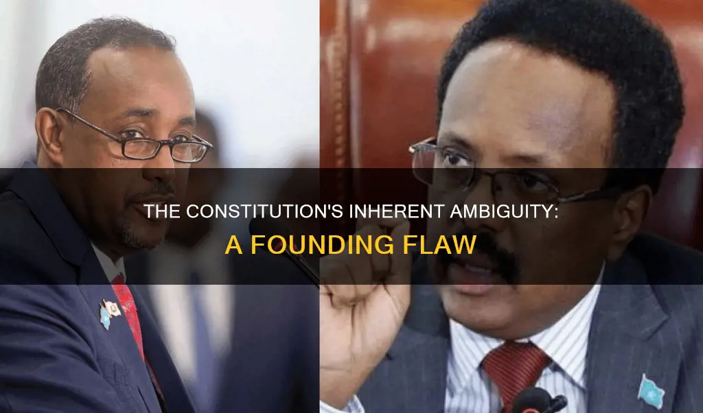 which provision best illustrates the constitution inherent ambiguity