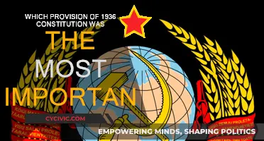 Key Provision of the 1936 Constitution