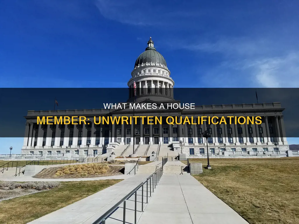 which qualification for house members is not in the constitution
