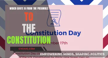 Exploring the Preamble: Unveiling the Constitution's Iconic Quote
