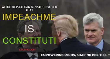 Who Are the Republican Senators Who Voted for Impeachment?