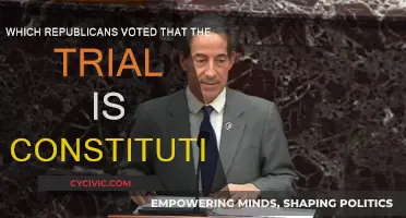 Who are the GOP Senators Voting for the Trial?