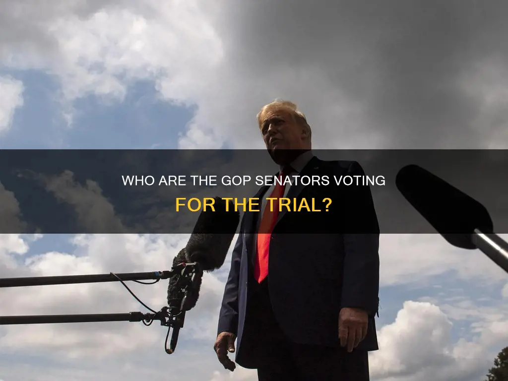 which republicans voted that the trial is constitutional