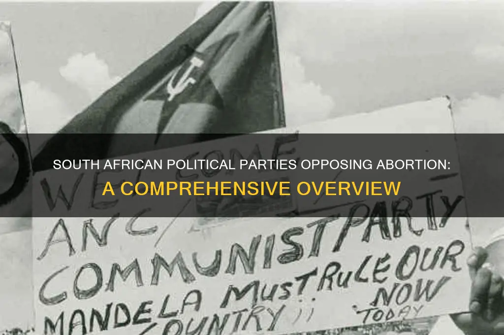 which sa political parties are against abortion