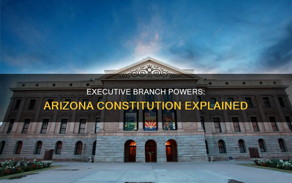 which section covers the executive branch in the az constitution