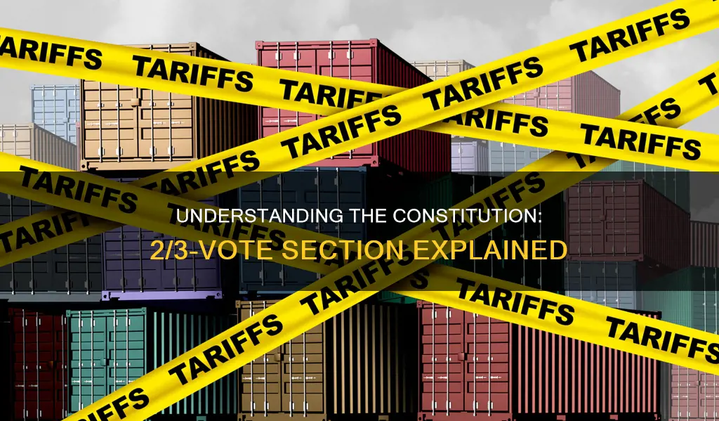 which section of the constitution has the 2 3 vote