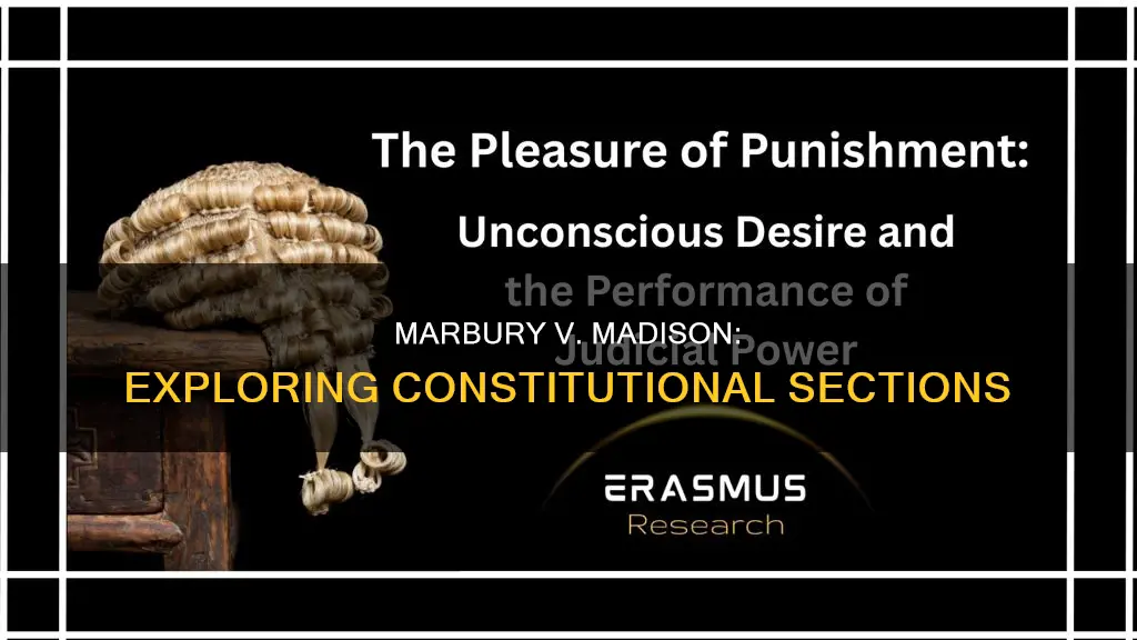which sections of the constitution relate to marbury v madison