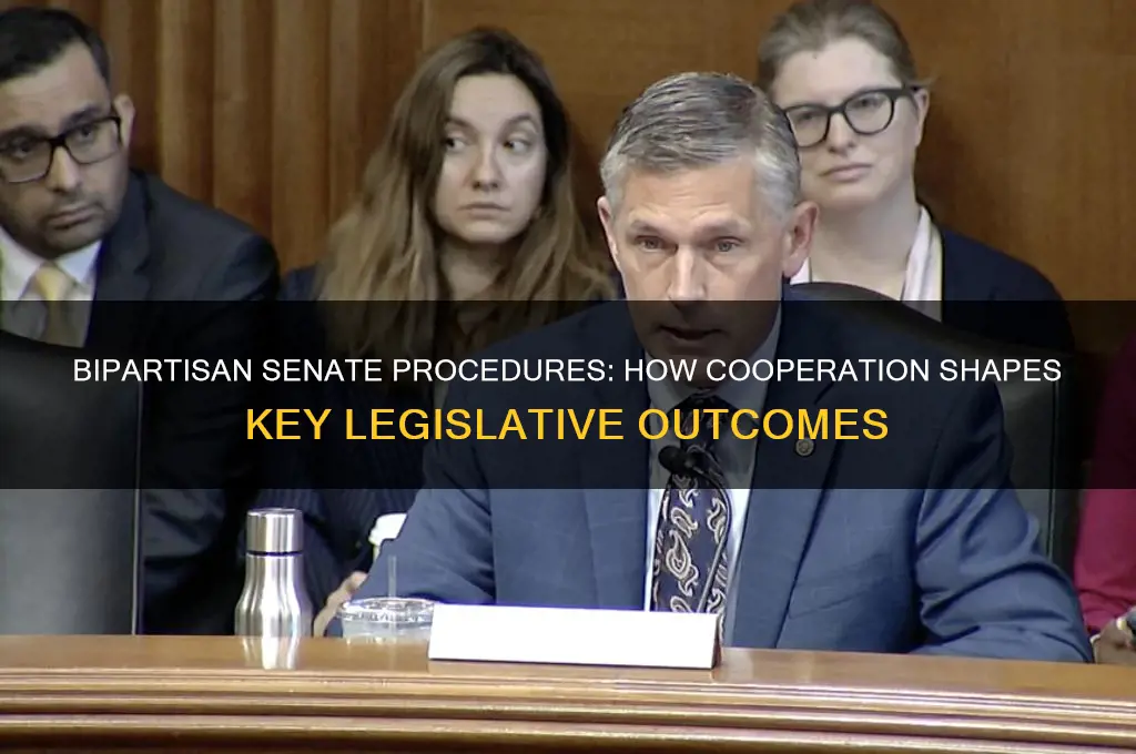 which senate procedures requires cooperation between political parties
