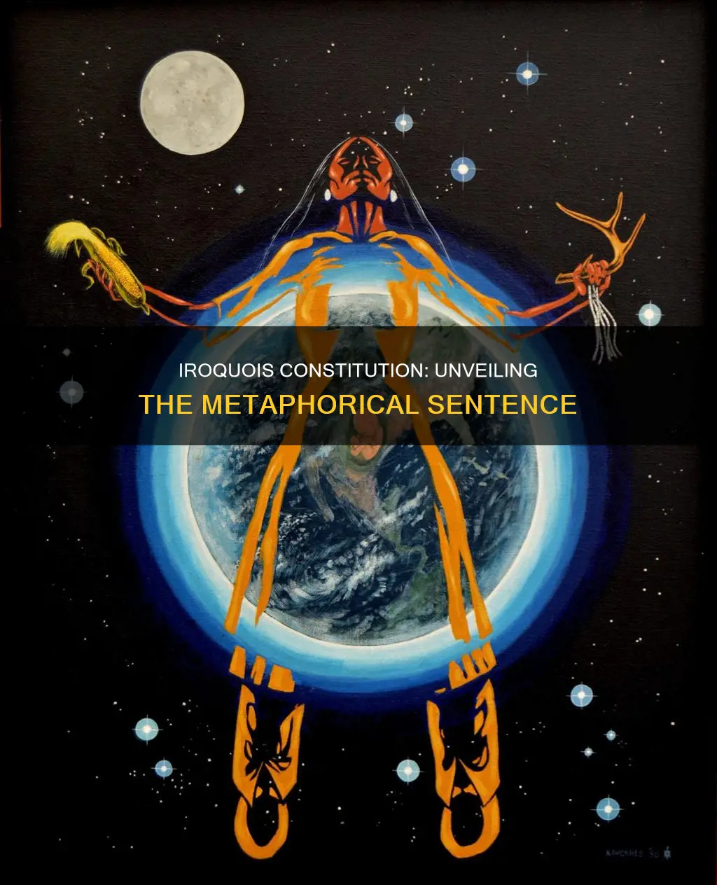 which sentence from the iroquois constitution contains a metaphor branly