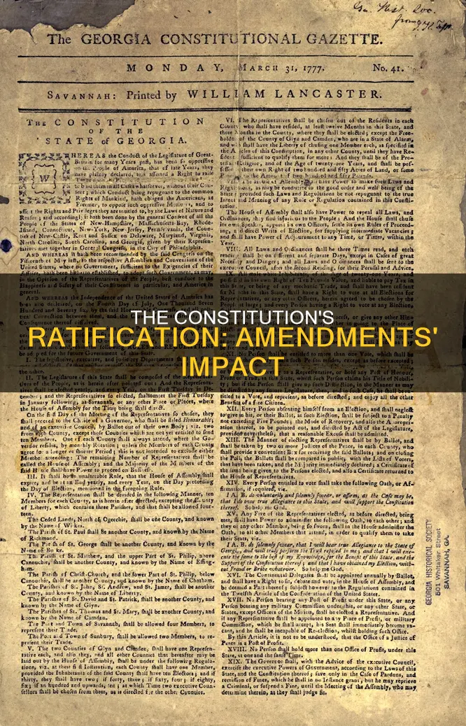 which state ratified the constitution after congress agreed to amend