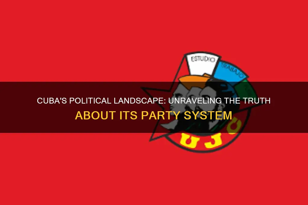 which statement about political parties is true about cuba