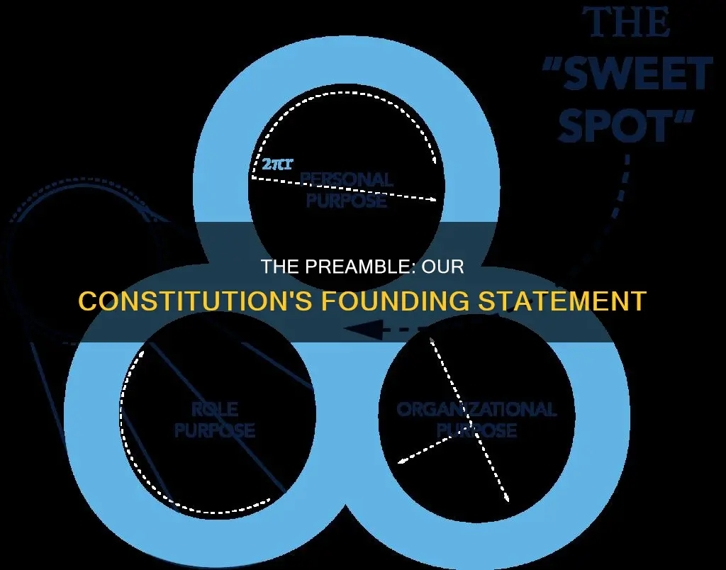 which statement best describes the preamble of the constitution