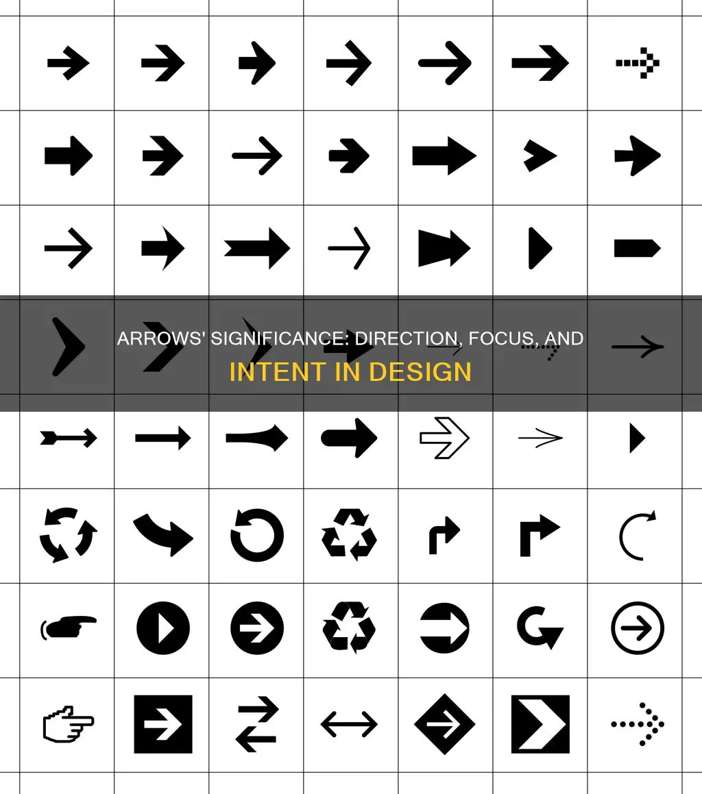which statement best describes the significance of the arrows