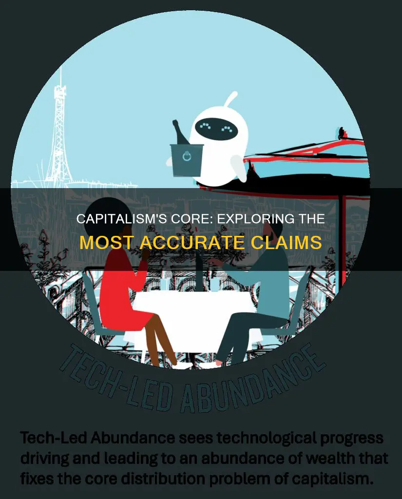 which statement constitutes the most accurate claim about capitalism