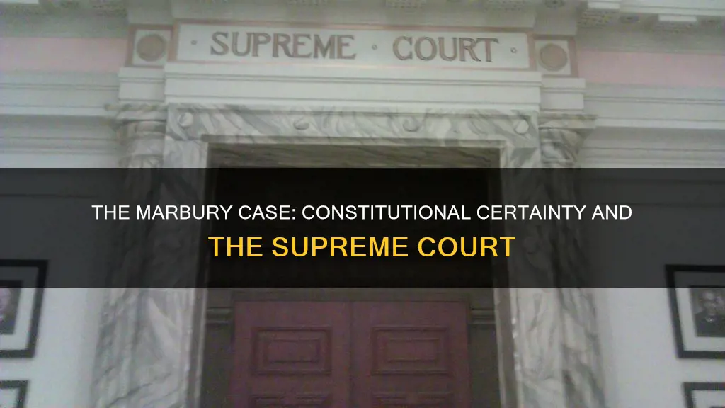 which supreme court case dealt with constitutional certainty