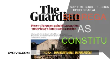 Landmark Ruling: Racial Segregation Upheld by Supreme Court