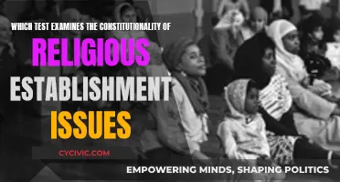 Religious Establishment Issues: Constitutional Test Examination
