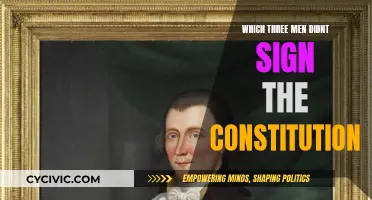 Three Men Who Didn't Sign the US Constitution