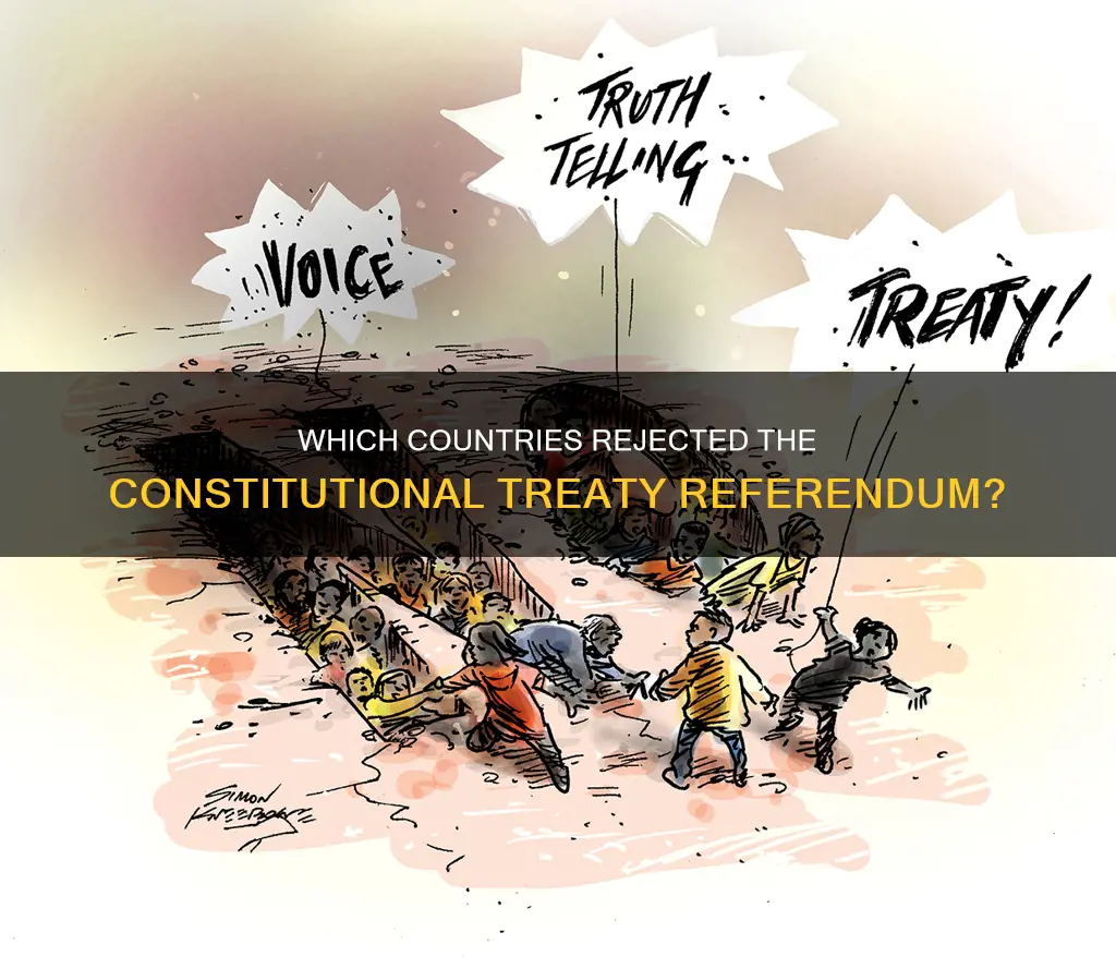 which two countries rejected the constitutional treaty in a referendum