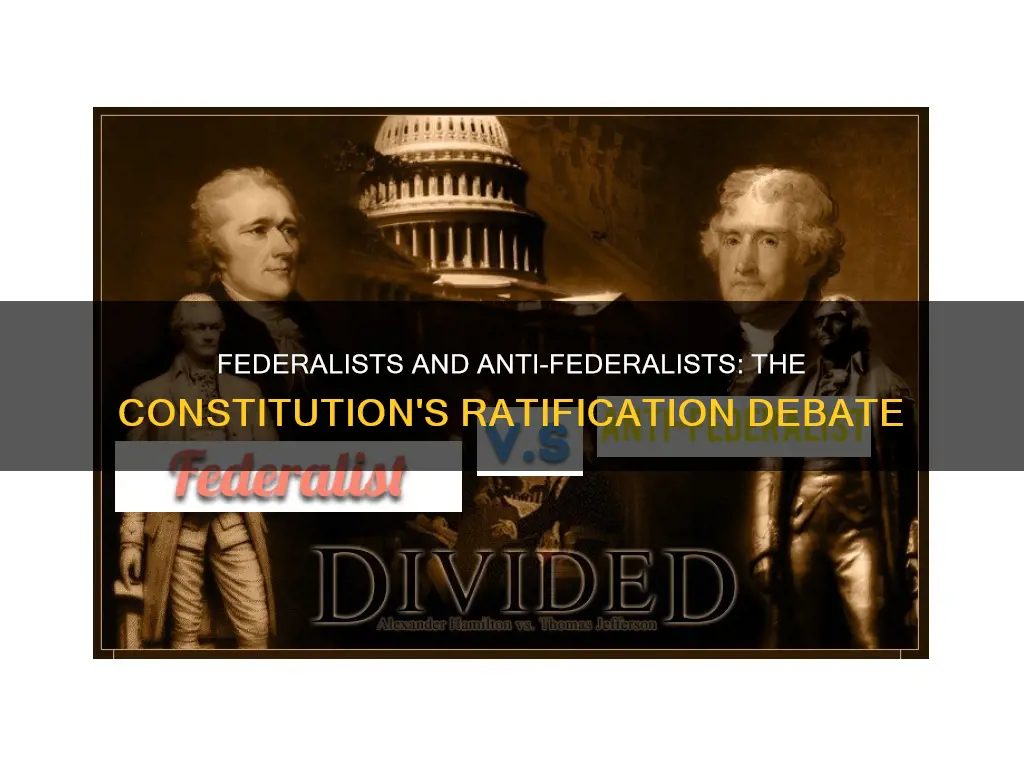 which two groups debated over ratifying the constitution