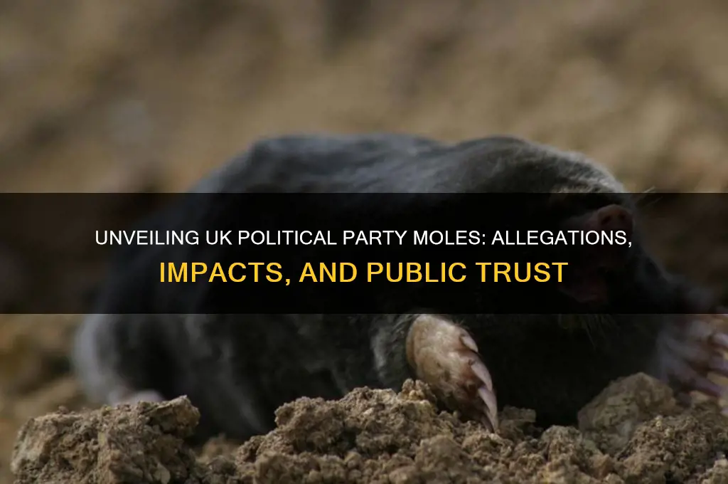 which uk political party moles