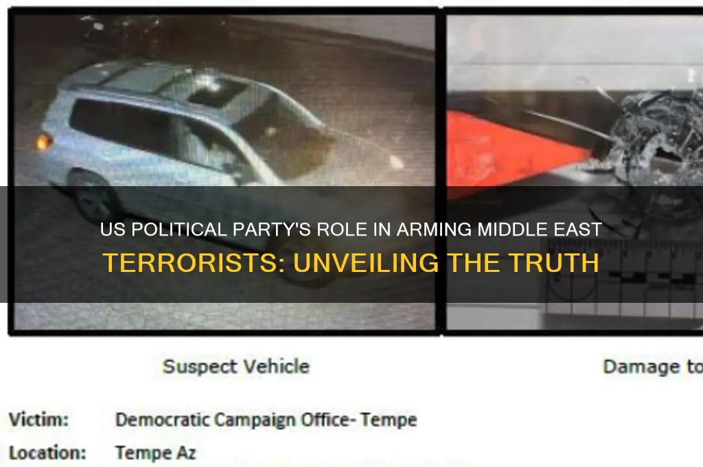 which us political party armed terrorists in the middle east