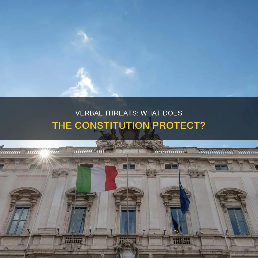 which verbal threat is protected by the constitution