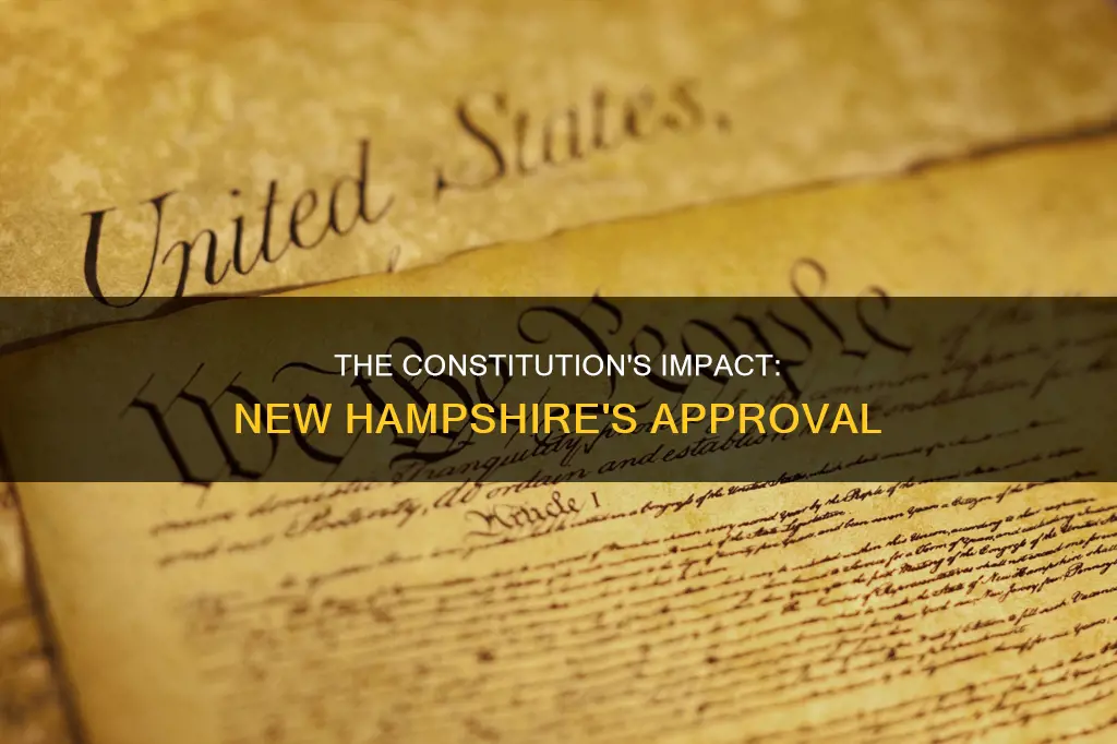 which was an effect of new hampshire approving the constitution