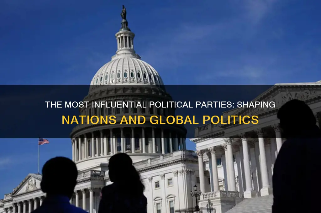 which was most influential about political parties