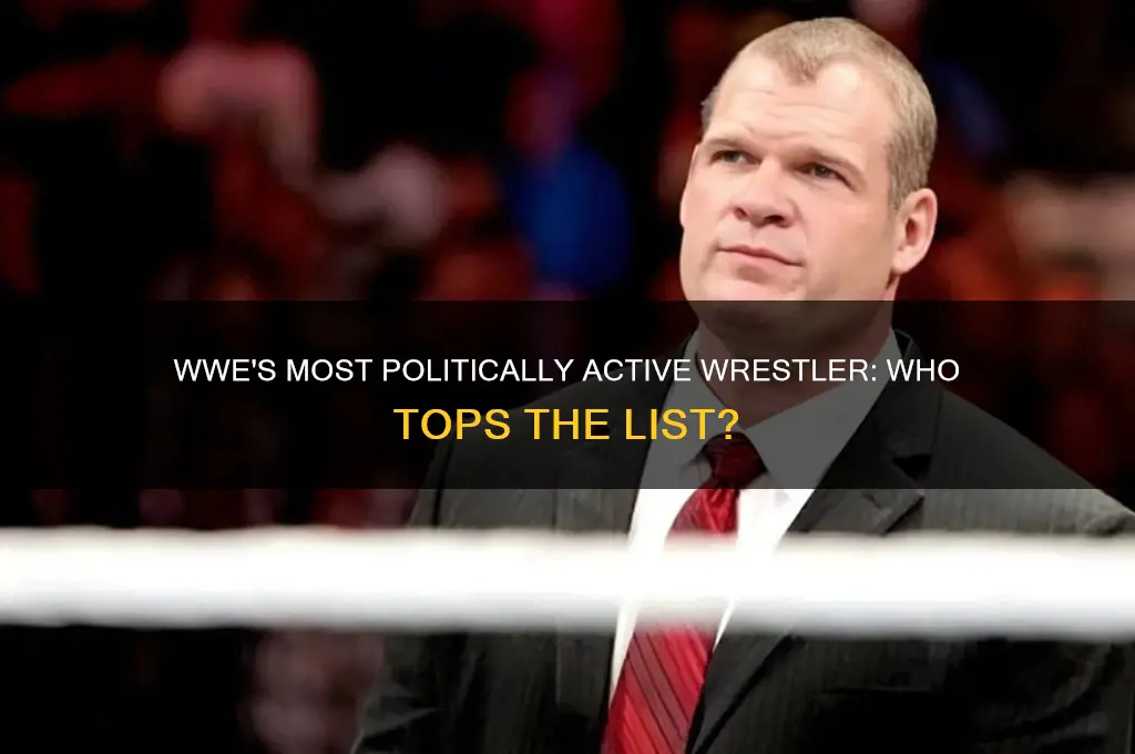 which wwe wrestler most political