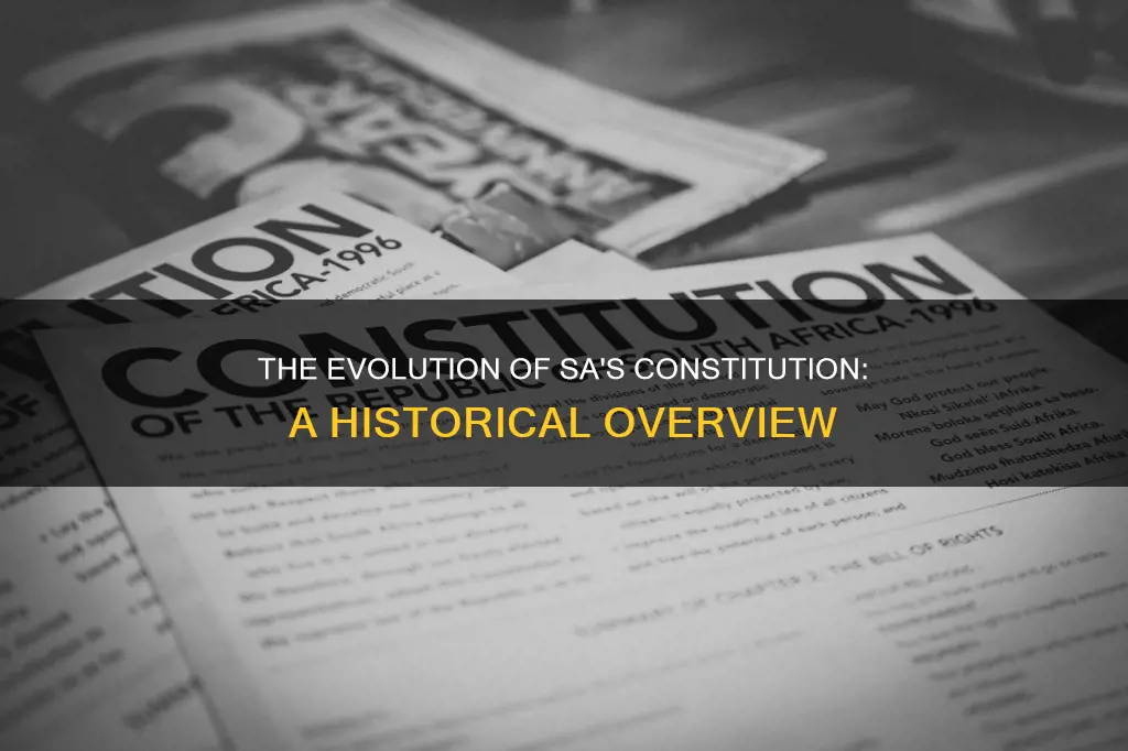 which year was sa constitution written