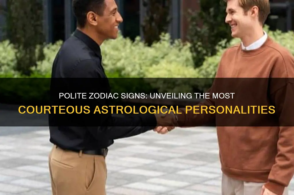 which zodiac sign is polite