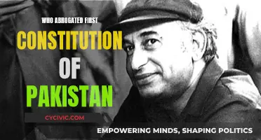 Who Axed Pakistan's First Constitution?