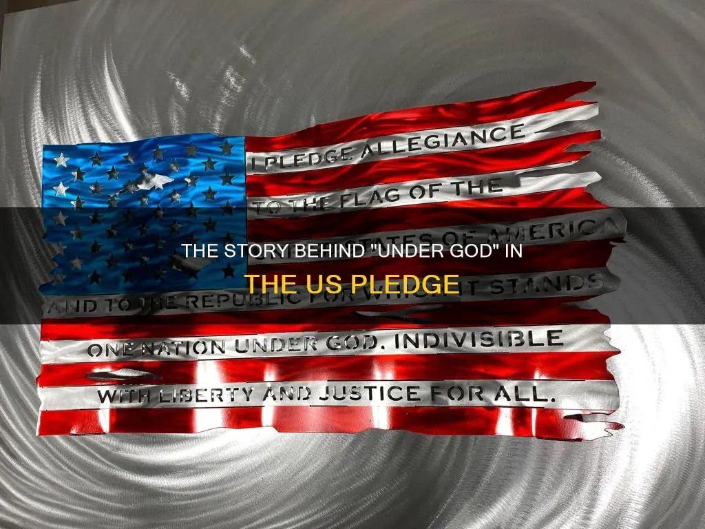 who added under god to the us constitution
