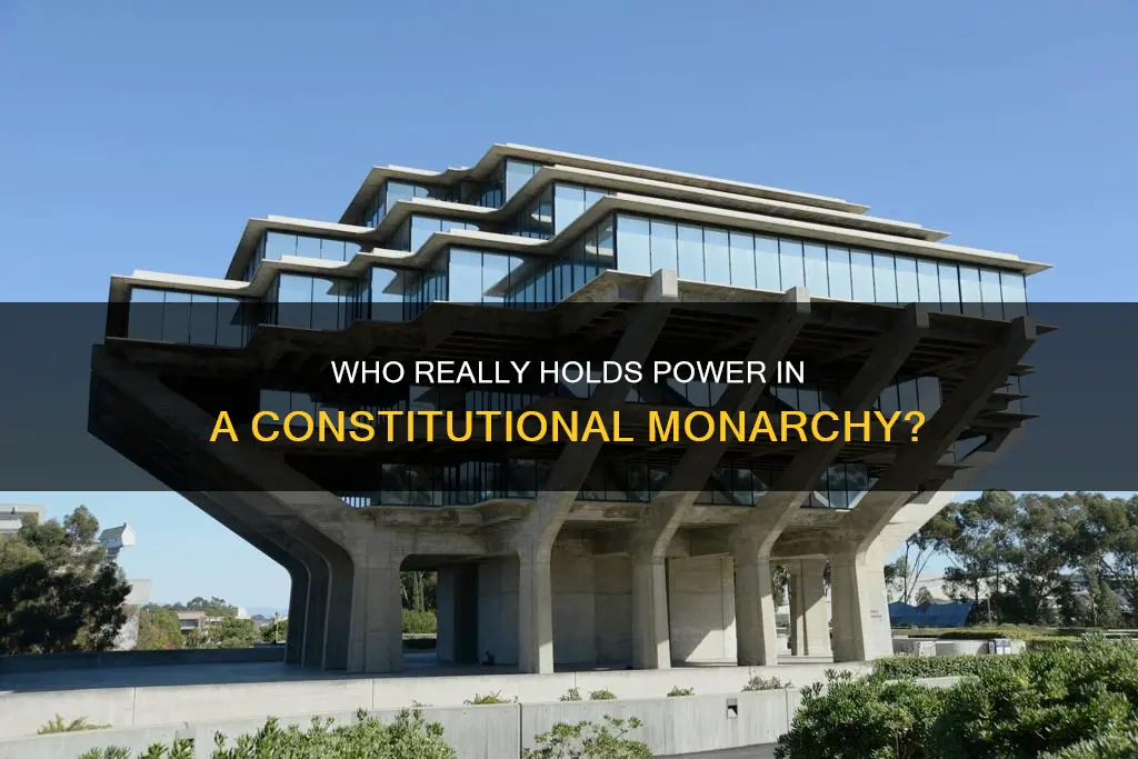 who ahs control in a constitutional monarchy