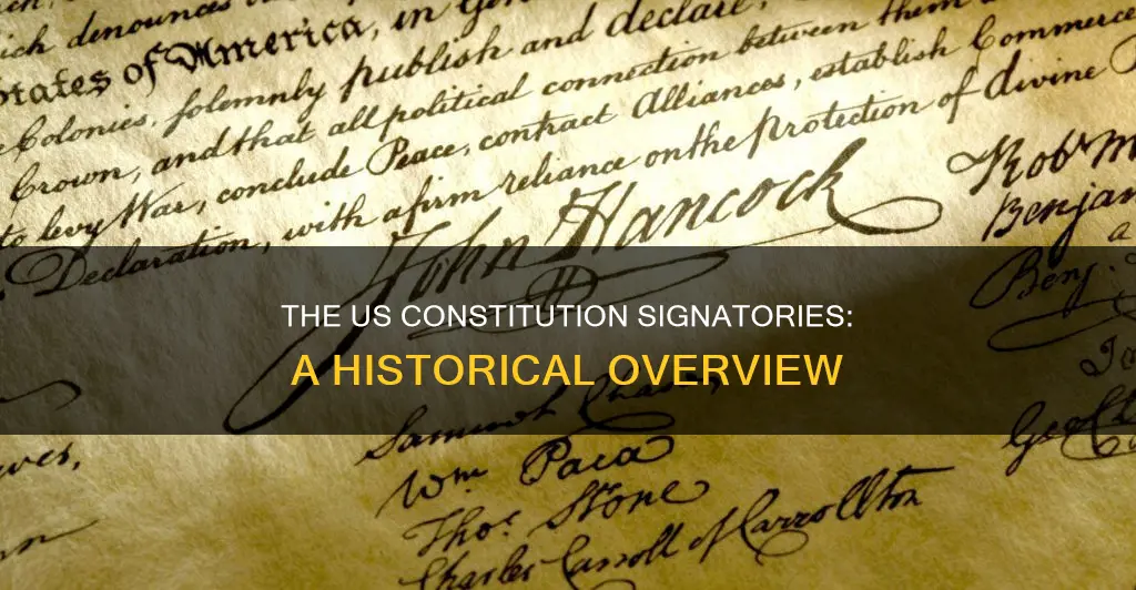 who all signed the us constitution