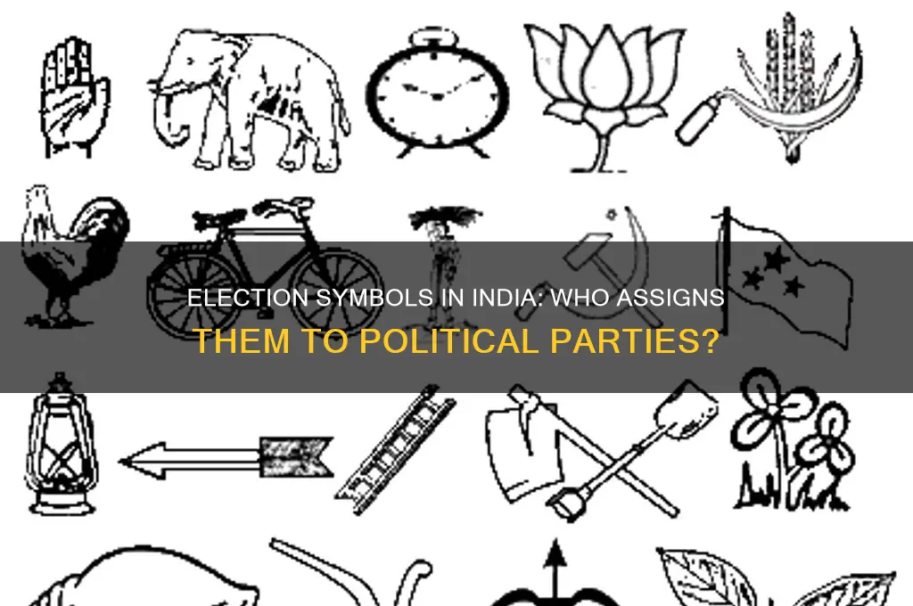 who allots election symbols to political parties in india