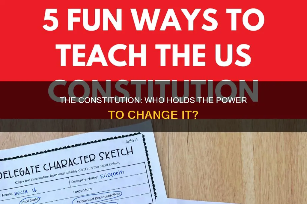 who amends the constitution