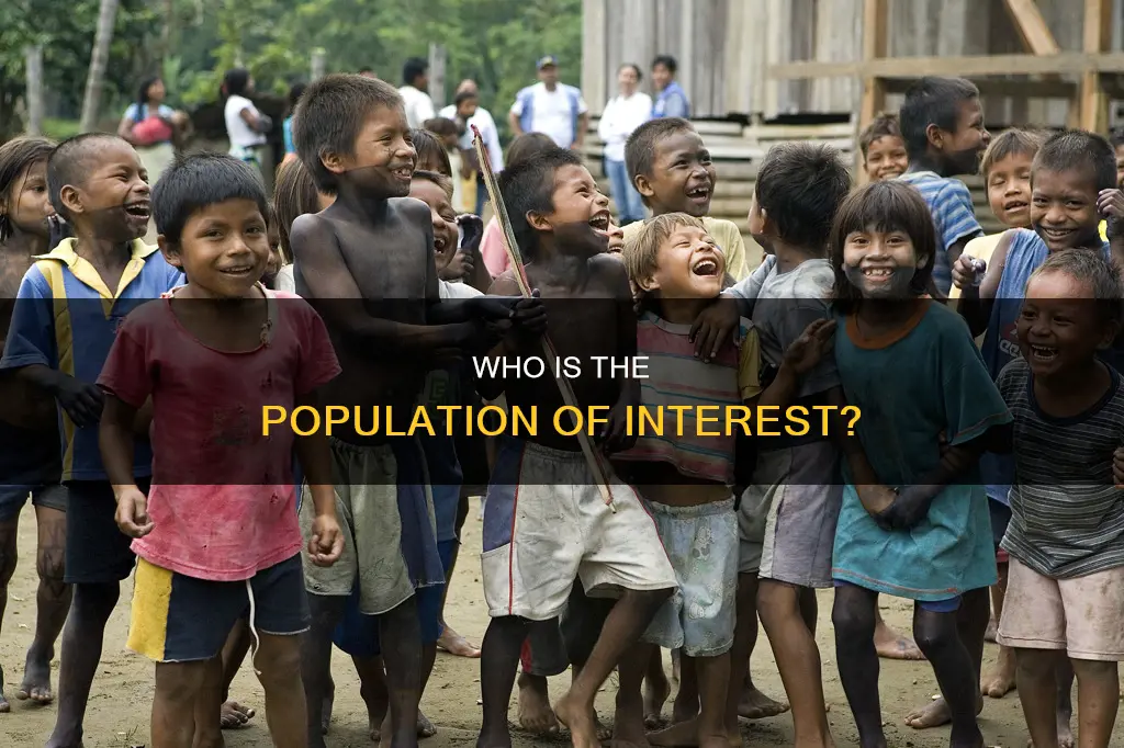 who appears to constitute the population of interest
