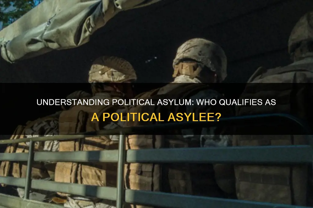 who are considered political asylee