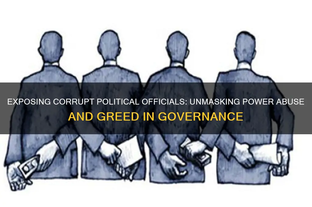 who are corrupt political officials